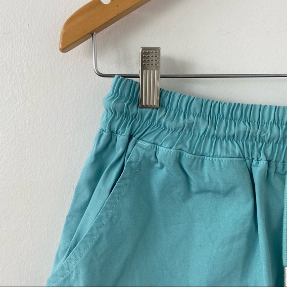 NWT colorful standard teal cotton shorts - Picture 3 of 7